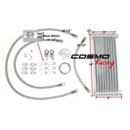 UNIVERSAL HIGH-FLOW OIL COOLER - 8 ROWS